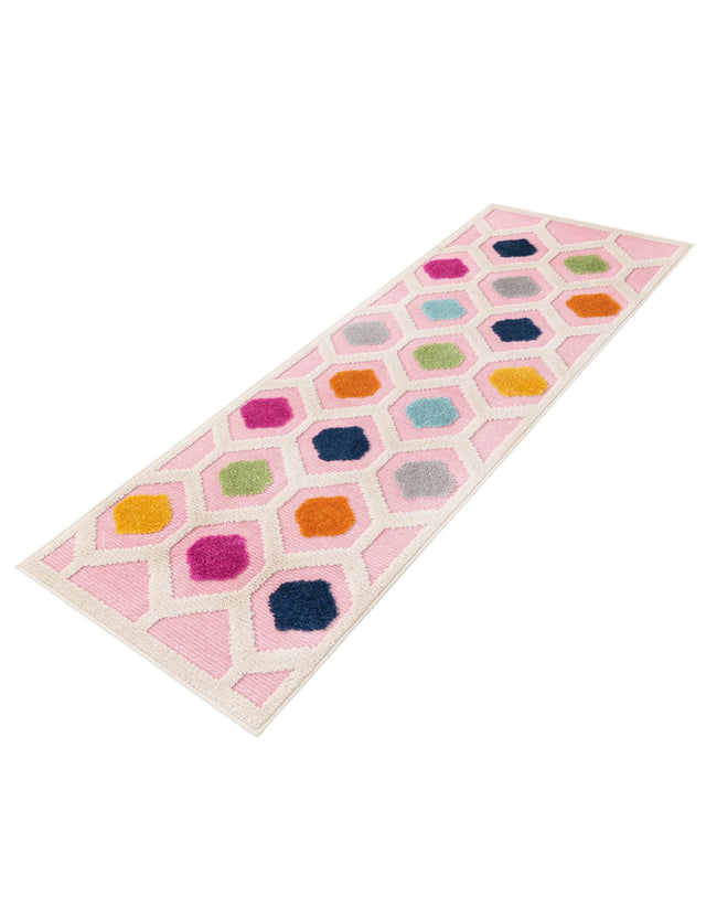 Pink 2' x 3' Aruba Outdoor Rectangle Area Rug Weather Resistant for Patio, Deck, Terrace, Balcony, Porch for Sale at Rug Engine