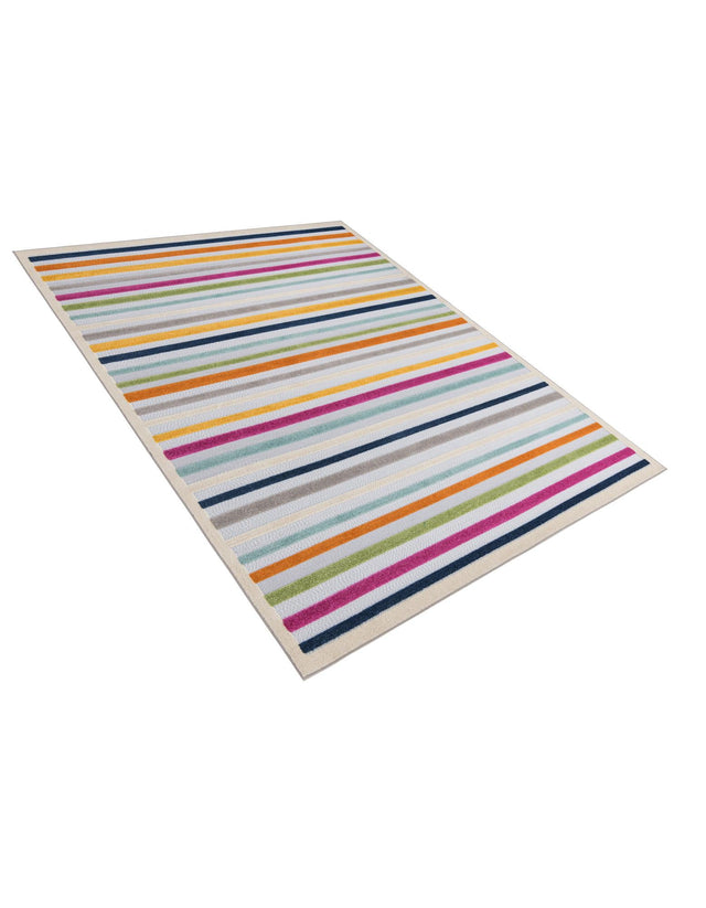 Gray 7' 10 x 10' Aruba Outdoor Rectangle Area Rug Weather Resistant for Patio, Deck, Terrace, Balcony, Porch for Sale at Rug Engine