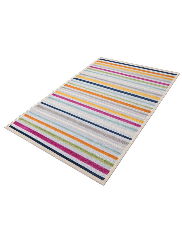 Gray 6' x 9' Aruba Outdoor Rectangle Area Rug Weather Resistant for Patio, Deck, Terrace, Balcony, Porch for Sale at Rug Engine
