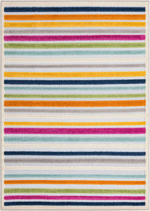 Gray 4' x 6' Aruba Outdoor Rectangle Area Rug Weather Resistant for Patio, Deck, Terrace, Balcony, Porch for Sale at Rug Engine