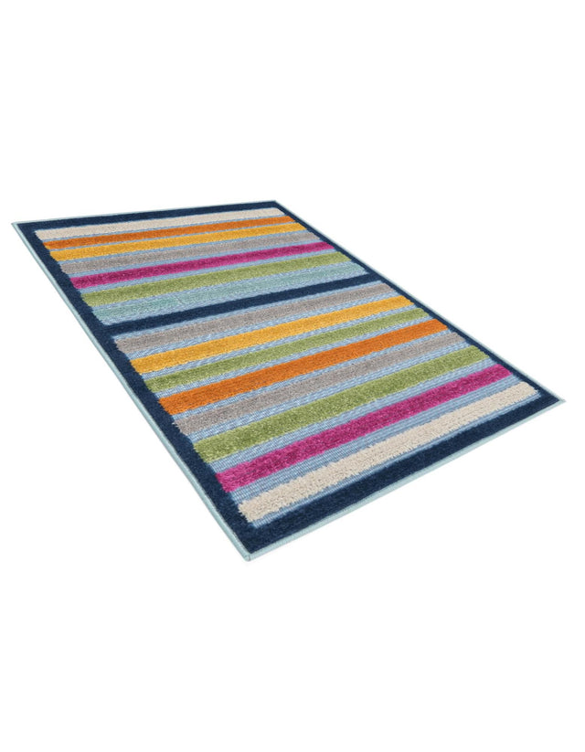 Blue 2' x 3' Aruba Outdoor Rectangle Area Rug Weather Resistant for Patio, Deck, Terrace, Balcony, Porch for Sale at Rug Engine