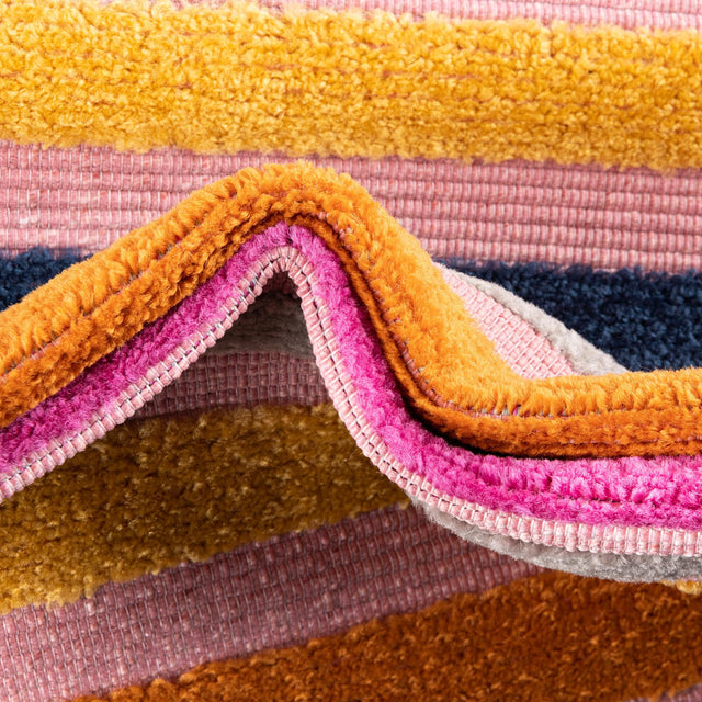 Pink 2' x 3' Aruba Outdoor Rectangle Area Rug Weather Resistant for Patio, Deck, Terrace, Balcony, Porch for Sale at Rug Engine