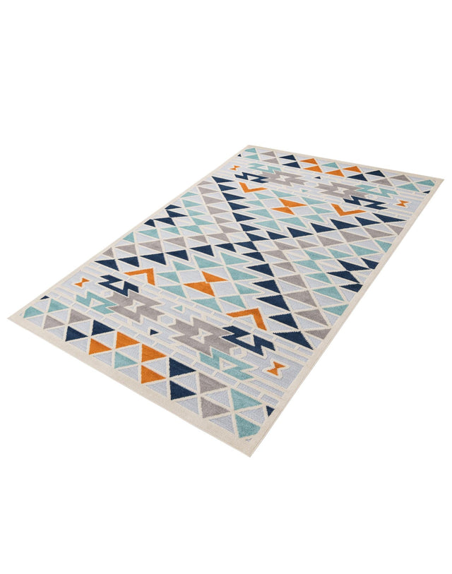 Gray 7' x 10' Aruba Outdoor Rectangle Area Rug Weather Resistant for Patio, Deck, Terrace, Balcony, Porch for Sale at Rug Engine