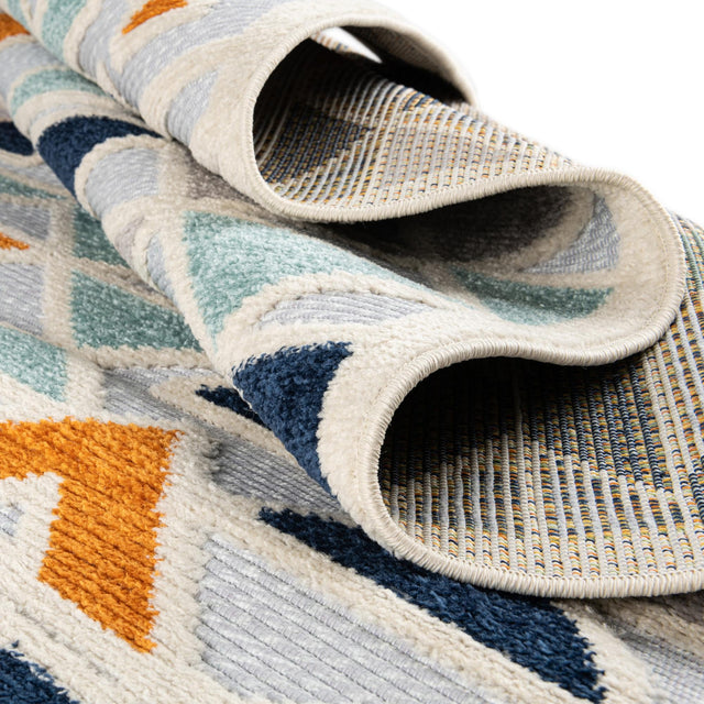 Gray 7' x 10' Aruba Outdoor Rectangle Area Rug Weather Resistant for Patio, Deck, Terrace, Balcony, Porch for Sale at Rug Engine