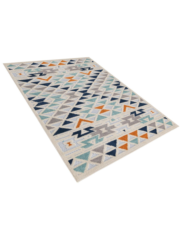 Gray 4' x 6' Aruba Outdoor Rectangle Area Rug Weather Resistant for Patio, Deck, Terrace, Balcony, Porch for Sale at Rug Engine