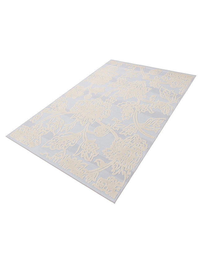 Gray 7' x 10' Aruba Outdoor Rectangle Area Rug Weather Resistant for Patio, Deck, Terrace, Balcony, Porch for Sale at Rug Engine