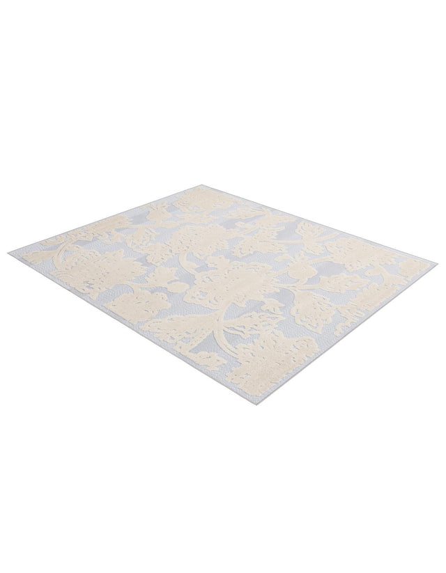 Gray 5' 3 x 8' Aruba Outdoor Rectangle Area Rug Weather Resistant for Patio, Deck, Terrace, Balcony, Porch for Sale at Rug Engine