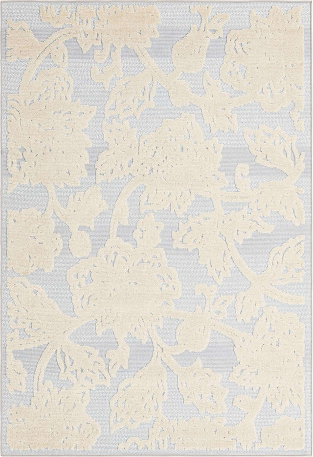 Gray 5' 3 x 8' Aruba Outdoor Rectangle Area Rug Weather Resistant for Patio, Deck, Terrace, Balcony, Porch for Sale at Rug Engine