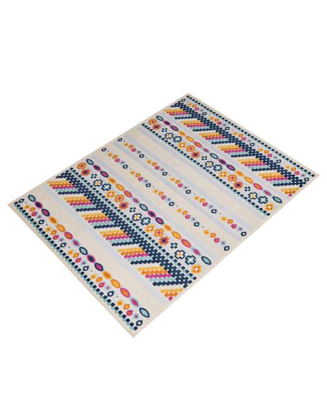 Gray 9' x 12' Aruba Outdoor Rectangle Area Rug Weather Resistant for Patio, Deck, Terrace, Balcony, Porch for Sale at Rug Engine