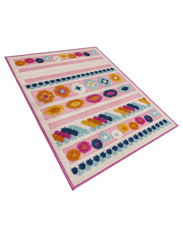 Pink 2' x 3' Aruba Outdoor Rectangle Area Rug Weather Resistant for Patio, Deck, Terrace, Balcony, Porch for Sale at Rug Engine