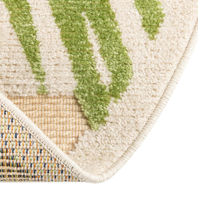 Beige 3' 3 x 3' 3 Aruba Outdoor Round Area Rug Weather Resistant for Patio, Deck, Terrace, Balcony, Porch for Sale at Rug Engine