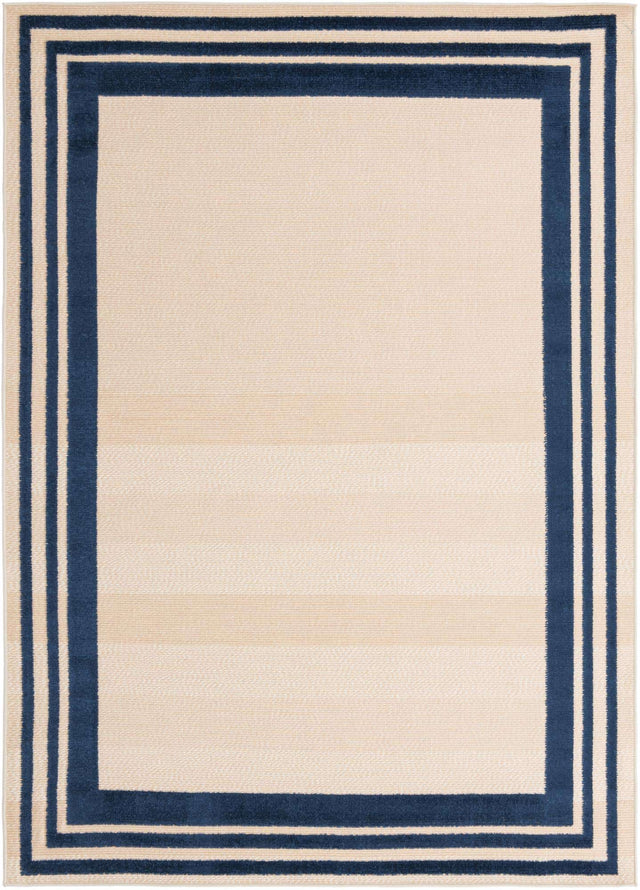 Beige 6' x 9' Aruba Outdoor Rectangle Area Rug Weather Resistant for Patio, Deck, Terrace, Balcony, Porch for Sale at Rug Engine