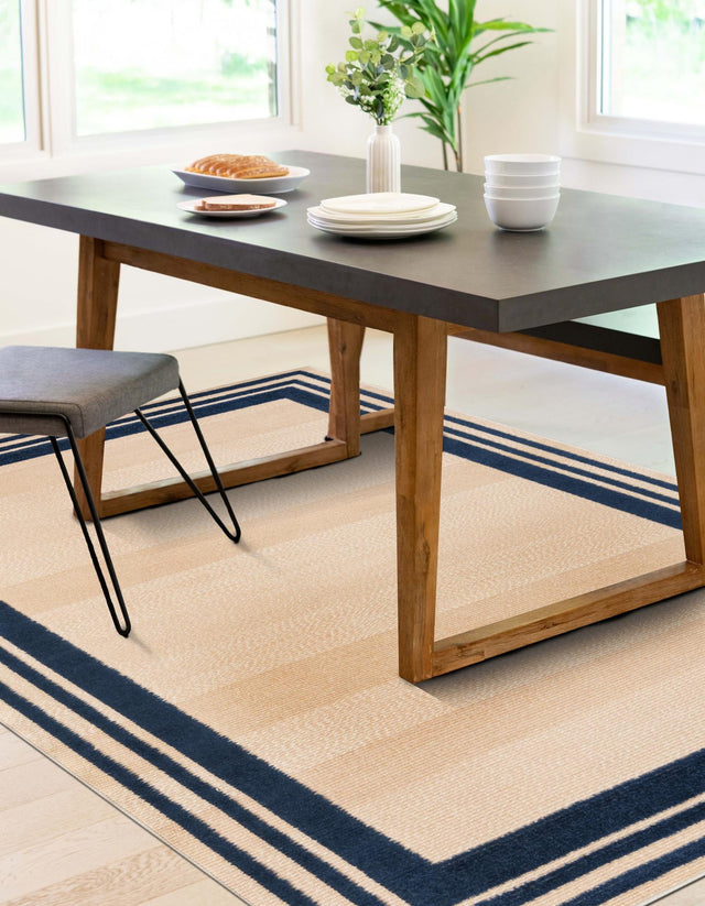 Beige 2' x 3' Aruba Outdoor Rectangle Area Rug Weather Resistant for Patio, Deck, Terrace, Balcony, Porch for Sale at Rug Engine