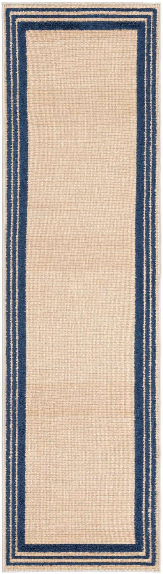 Beige 2' x 8' Aruba Outdoor Runner Area Rug Weather Resistant for Patio, Deck, Terrace, Balcony, Porch for Sale at Rug Engine