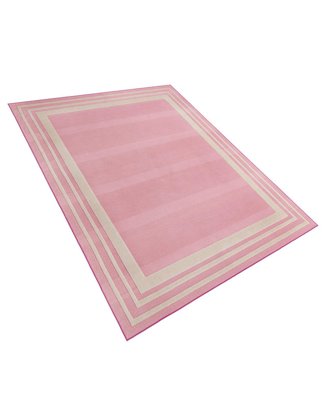 Pink 9' x 12' Aruba Outdoor Rectangle Area Rug Weather Resistant for Patio, Deck, Terrace, Balcony, Porch for Sale at Rug Engine