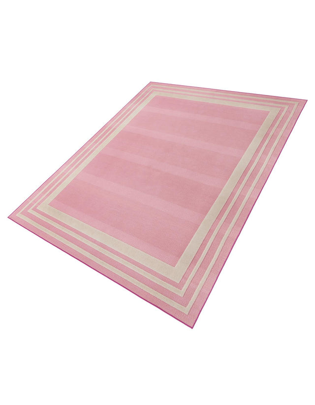 Pink 9' x 12' Aruba Outdoor Rectangle Area Rug Weather Resistant for Patio, Deck, Terrace, Balcony, Porch for Sale at Rug Engine