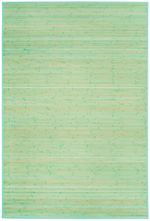 Aqua 6' x 9' Bamboo Rectangle Area Rug 100% Natural Bamboo Eco-Friendly Affordable & Durable Unique Carpet Mat Living Dining Room Bedroom Office Meditation Room for Sale at Rug Engine