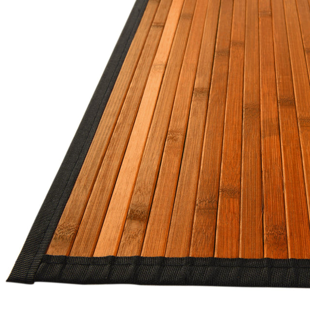 Natural 5' 3 x 5' 3 Bamboo Square Area Rug 100% Natural Bamboo Eco-Friendly Affordable & Durable Unique Carpet Mat Living Dining Room Bedroom Office Meditation Room for Sale at Rug Engine