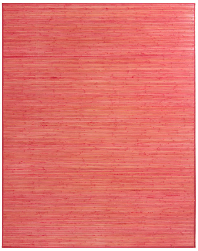 Pink 7' 10 x 10' Bamboo Rectangle Area Rug 100% Natural Bamboo Eco-Friendly Affordable & Durable Unique Carpet Mat Living Dining Room Bedroom Office Meditation Room for Sale at Rug Engine
