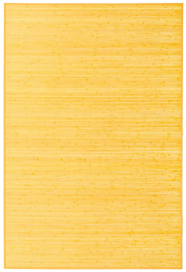 Yellow 6' x 9' Bamboo Rectangle Area Rug 100% Natural Bamboo Eco-Friendly Affordable & Durable Unique Carpet Mat Living Dining Room Bedroom Office Meditation Room for Sale at Rug Engine