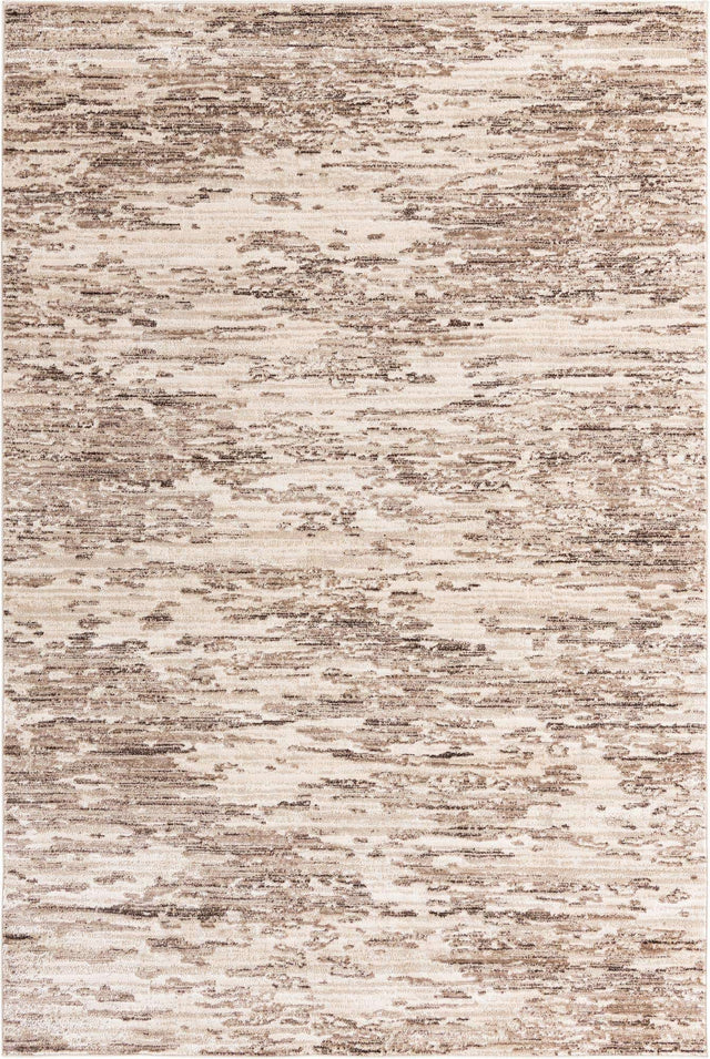 Brown 7' x 10' Oasis Rectangle Area Rug 65% Polypropylene & 35% Polyester Contemporary Carpet for Living Rooms, Bedroom, Kitchen, Dining, Office for Sale at Rug Engine