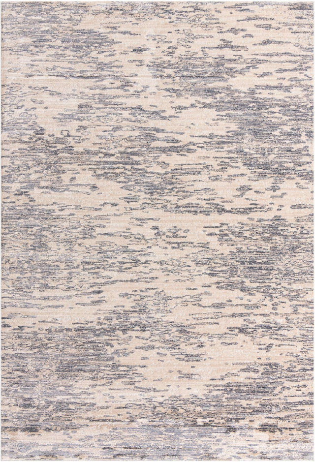 Gray 10' x 14' Oasis Rectangle Area Rug 65% Polypropylene & 35% Polyester Contemporary Carpet for Living Rooms, Bedroom, Kitchen, Dining, Office for Sale at Rug Engine