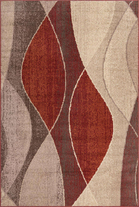 Multicolor 6' 1 x 9' Autumn Rectangle Area Rug 100% Polypropylene Durable Jute Backing Living Dining Room Bedroom Office Modern Decor Carpet for Sale at Rug Engine