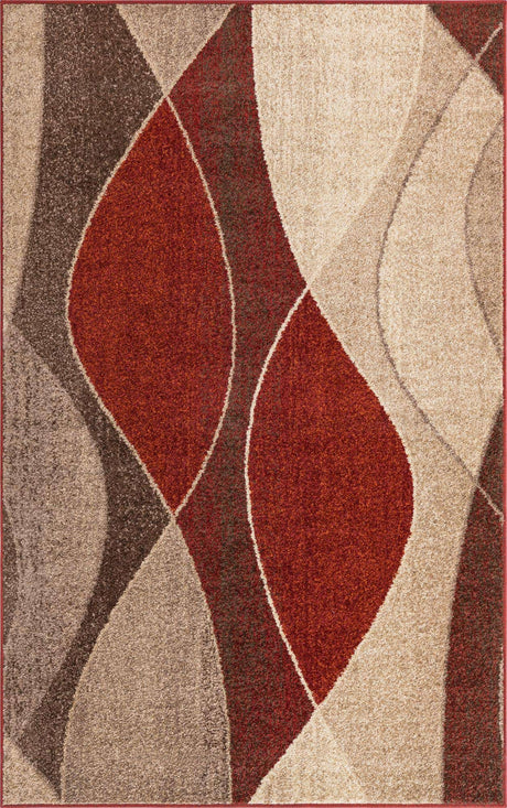 Multicolor 4' 1 x 6' 1 Autumn Rectangle Area Rug 100% Polypropylene Durable Jute Backing Living Dining Room Bedroom Office Modern Decor Carpet for Sale at Rug Engine