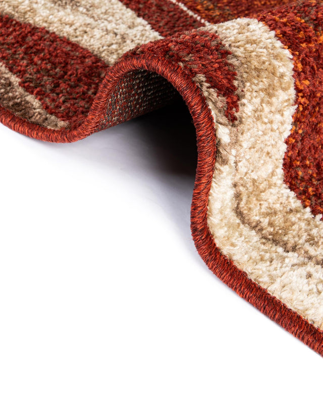 Multicolor 5' 3 x 8' Autumn Oval Area Rug 100% Polypropylene Durable Jute Backing Living Dining Room Bedroom Office Modern Decor Carpet for Sale at Rug Engine