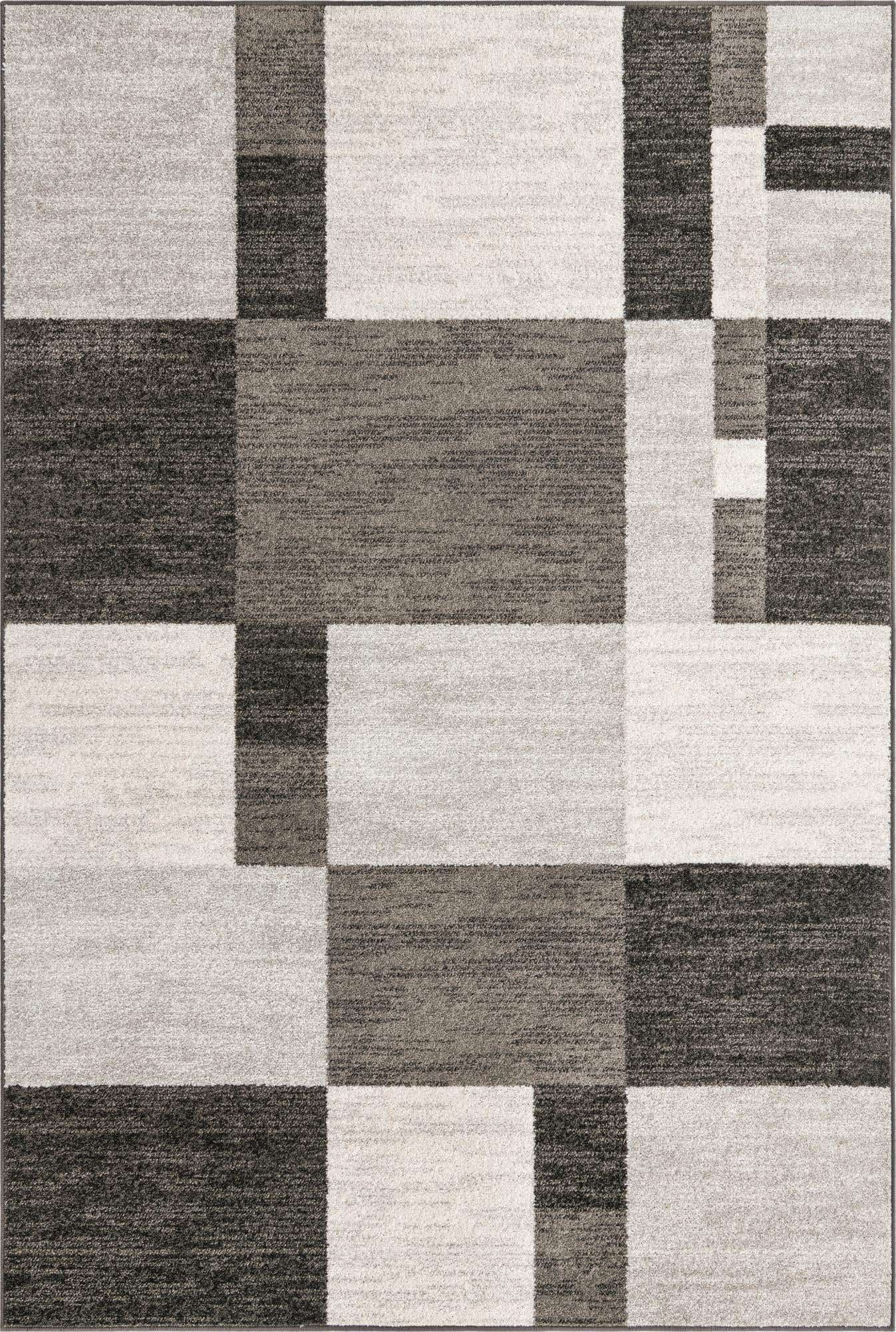 Gray 6' 1 x 9' Autumn Rectangle Area Rug 100% Polypropylene Durable Jute Backing Living Dining Room Bedroom Office Modern Decor Carpet for Sale at Rug Engine