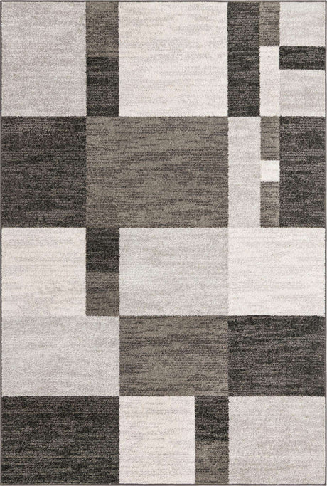 Gray 6' 1 x 9' Autumn Rectangle Area Rug 100% Polypropylene Durable Jute Backing Living Dining Room Bedroom Office Modern Decor Carpet for Sale at Rug Engine