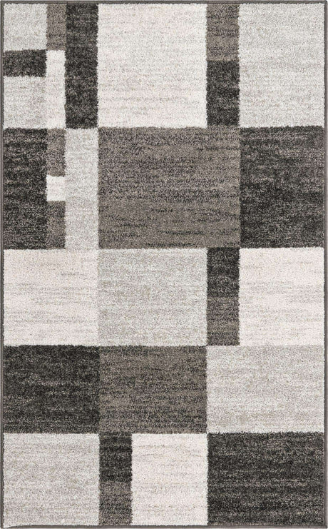 Gray 3' 1 x 5' 3 Autumn Rectangle Area Rug 100% Polypropylene Durable Jute Backing Living Dining Room Bedroom Office Modern Decor Carpet for Sale at Rug Engine