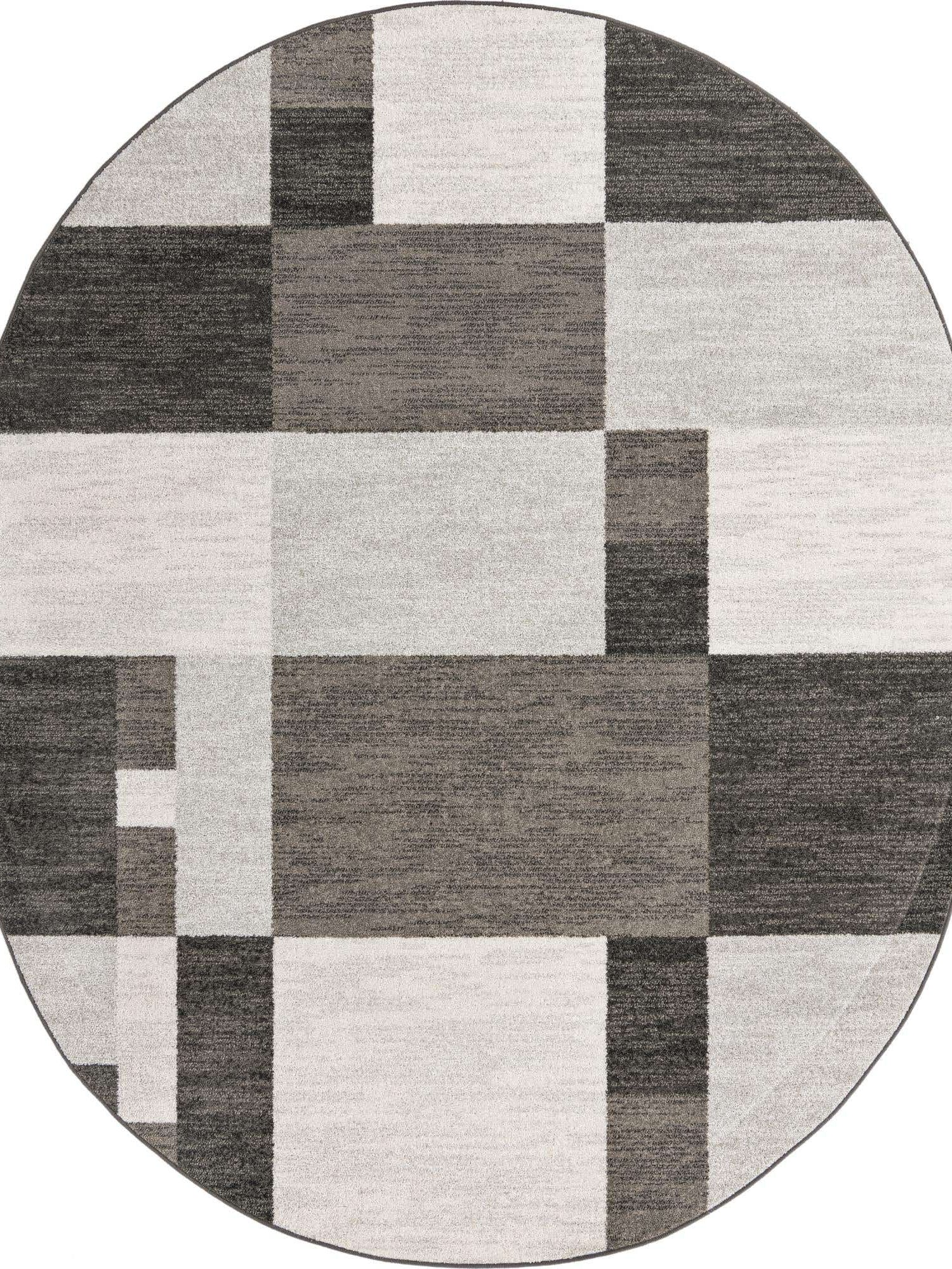 Gray 7' 10 x 10' Autumn Oval Area Rug 100% Polypropylene Durable Jute Backing Living Dining Room Bedroom Office Modern Decor Carpet for Sale at Rug Engine