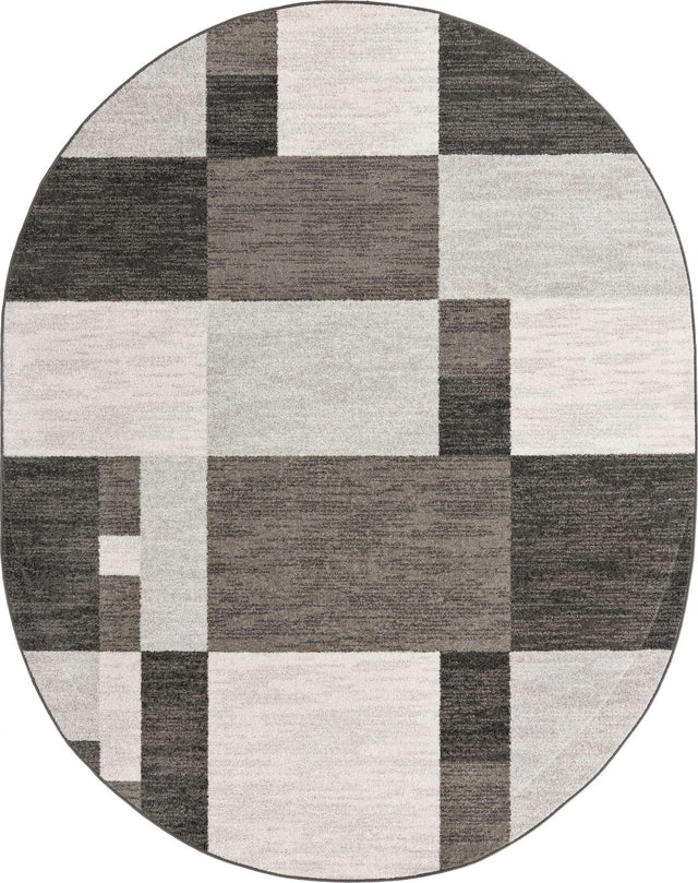 Gray 7' 10 x 10' Autumn Oval Area Rug 100% Polypropylene Durable Jute Backing Living Dining Room Bedroom Office Modern Decor Carpet for Sale at Rug Engine
