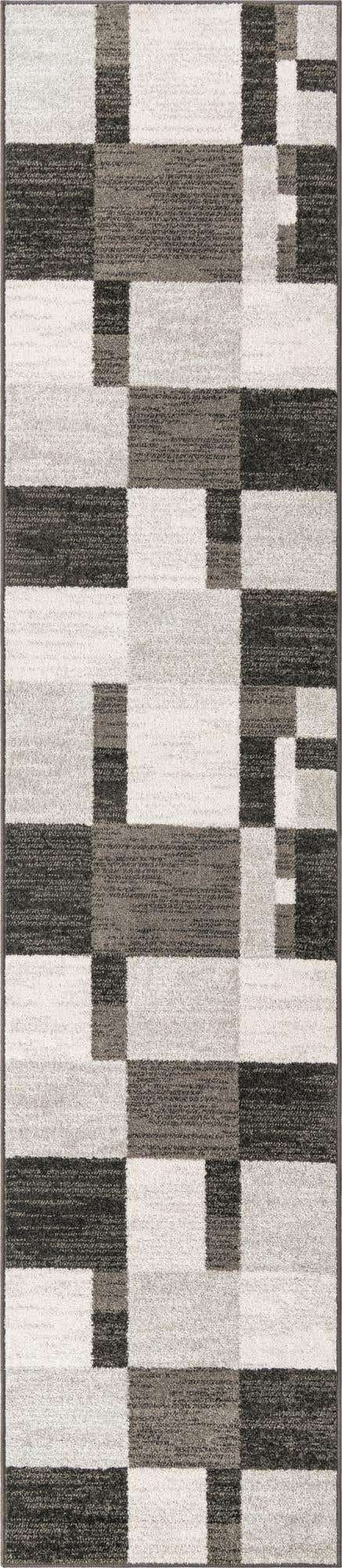 Gray 2' 7 x 12' Autumn Runner Area Rug 100% Polypropylene Durable Jute Backing Living Dining Room Bedroom Office Modern Decor Carpet for Sale at Rug Engine