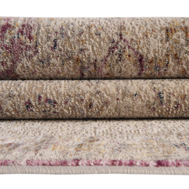 Lavender 7' 10 x 7' 10 Deepa Square Area Rug 100% Polyester Colorful Modern Contemporary Carpet for Home Decorating Living, Dining, Office & Bedrooms for Sale at Rug Engine
