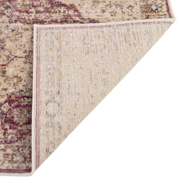 Lavender 7' 10 x 7' 10 Deepa Octagon Area Rug 100% Polyester Colorful Modern Contemporary Carpet for Home Decorating Living, Dining, Office & Bedrooms for Sale at Rug Engine