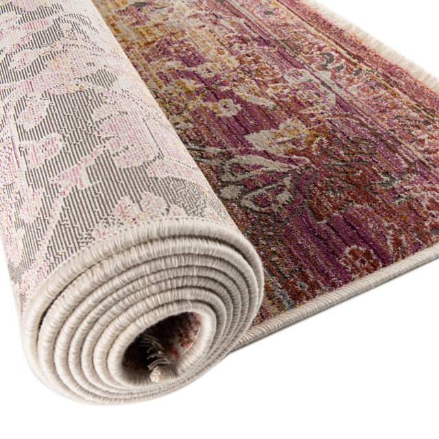 Multicolor 5' 3 x 7' 9 Deepa Rectangle Area Rug 100% Polyester Colorful Modern Contemporary Carpet for Home Decorating Living, Dining, Office & Bedrooms for Sale at Rug Engine