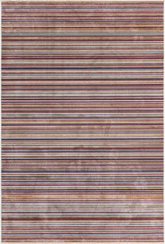 Multicolor 5' 3 x 7' 9 Deepa Rectangle Area Rug 100% Polyester Colorful Modern Contemporary Carpet for Home Decorating Living, Dining, Office & Bedrooms for Sale at Rug Engine