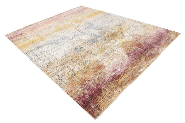 Multicolor 7' 10 x 9' 8 Deepa Rectangle Area Rug 100% Polyester Colorful Modern Contemporary Carpet for Home Decorating Living, Dining, Office & Bedrooms for Sale at Rug Engine