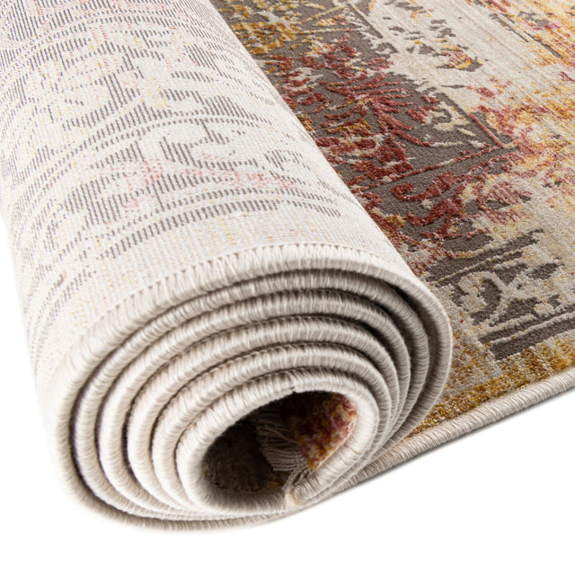 Gray 10' x 13' 8 Deepa Rectangle Area Rug 100% Polyester Colorful Modern Contemporary Carpet for Home Decorating Living, Dining, Office & Bedrooms for Sale at Rug Engine