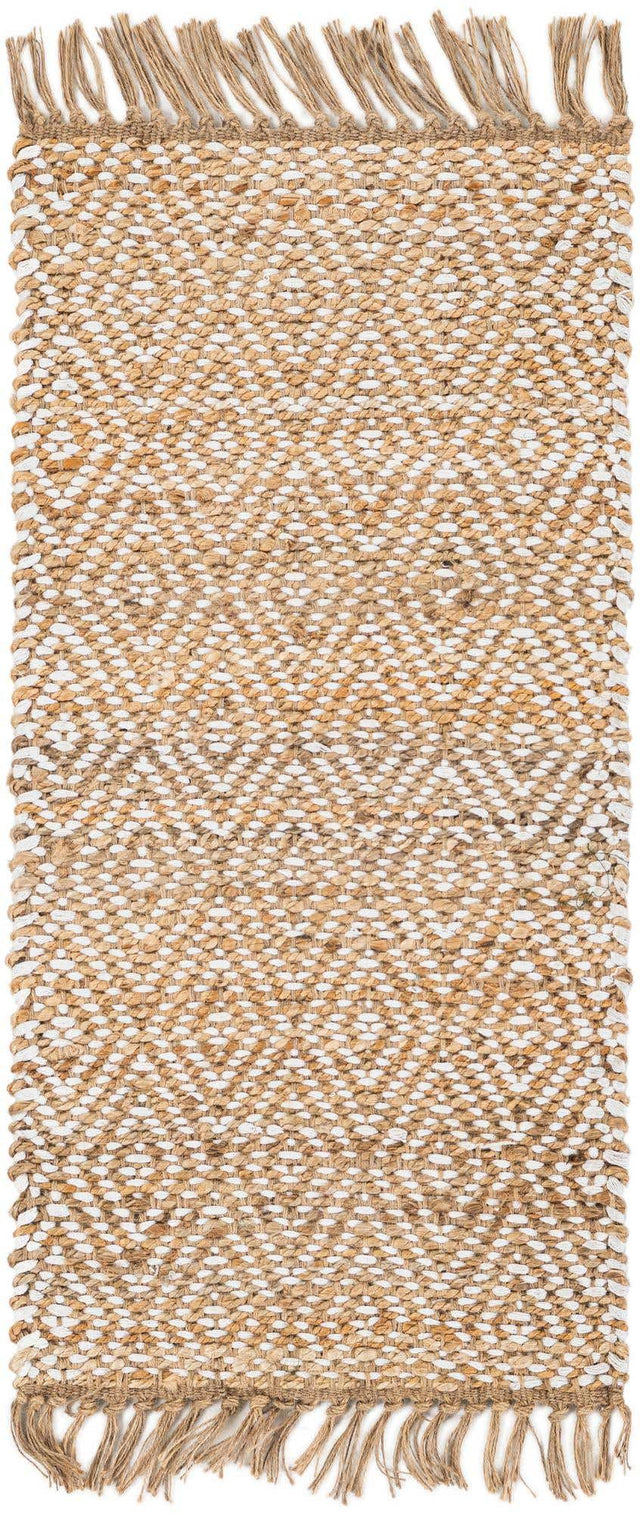 Natural 1' 8 x 3' 3 Braided Jute Rectangle Area Rug 100% Jute Hand Braided Natural Eco-Friendly Boho Style Carpet for Living Rooms Dining Office Space Dorms for Sale at Rug Engine