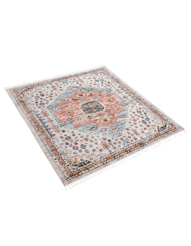 Gray 9' x 12' Aramis Rectangle Area Rug Polypropylene With Cotton Backing Easy Clean Living Room Bedroom Dining Office Carpet for Sale at Rug Engine