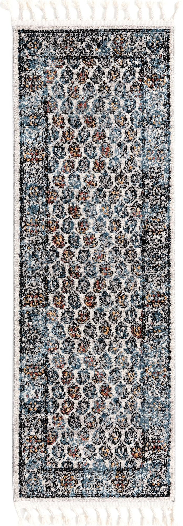Multicolor 2' x 6' Aramis Runner Area Rug Polypropylene With Cotton Backing Easy Clean Living Room Bedroom Dining Office Carpet for Sale at Rug Engine