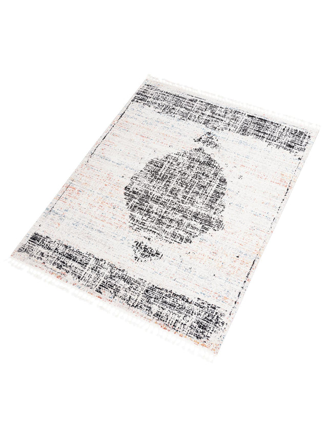 Ivory 7' 10 x 10' Aramis Rectangle Area Rug Polypropylene With Cotton Backing Easy Clean Living Room Bedroom Dining Office Carpet for Sale at Rug Engine