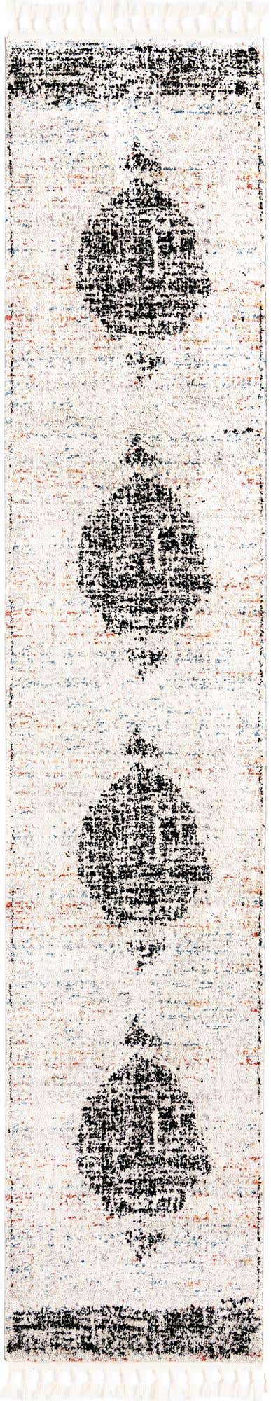Ivory 2' 7 x 13' Aramis Runner Area Rug Polypropylene With Cotton Backing Easy Clean Living Room Bedroom Dining Office Carpet for Sale at Rug Engine