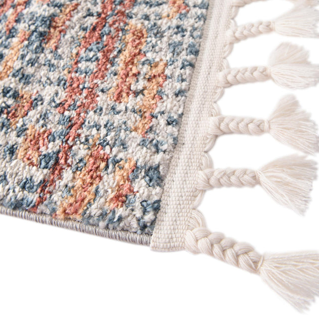 Blue 3' 3 x 5' 3 Aramis Rectangle Area Rug Polypropylene With Cotton Backing Easy Clean Living Room Bedroom Dining Office Carpet for Sale at Rug Engine