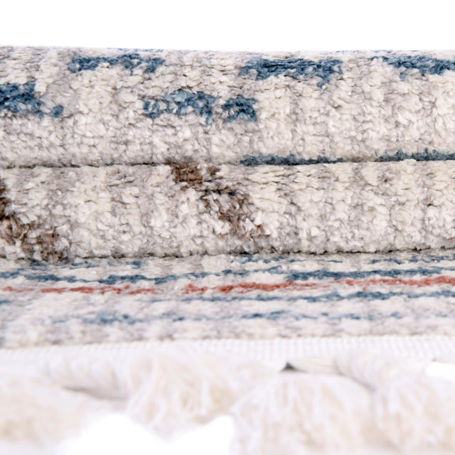 Ivory 2' x 8' Aramis Runner Area Rug Polypropylene With Cotton Backing Easy Clean Living Room Bedroom Dining Office Carpet for Sale at Rug Engine