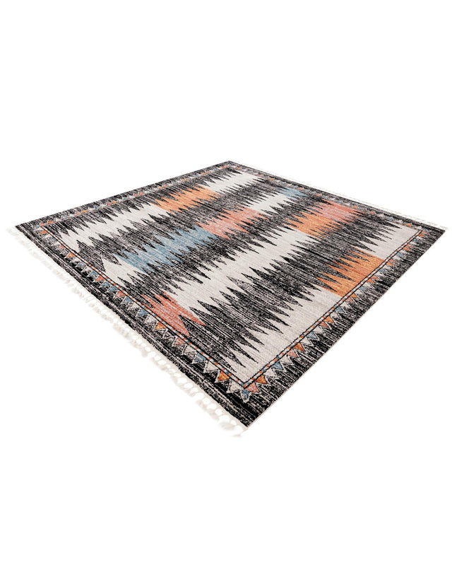 Multicolor 10' x 10' Aramis Square Area Rug Polypropylene With Cotton Backing Easy Clean Living Room Bedroom Dining Office Carpet for Sale at Rug Engine
