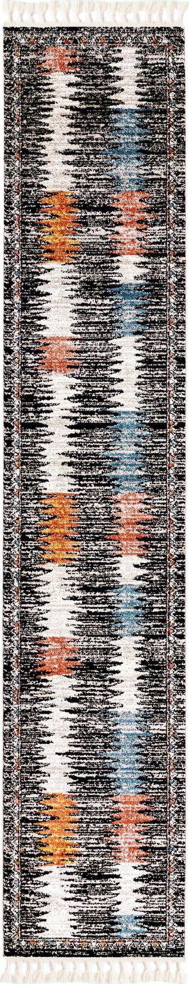 Multicolor 2' 7 x 13' Aramis Runner Area Rug Polypropylene With Cotton Backing Easy Clean Living Room Bedroom Dining Office Carpet for Sale at Rug Engine